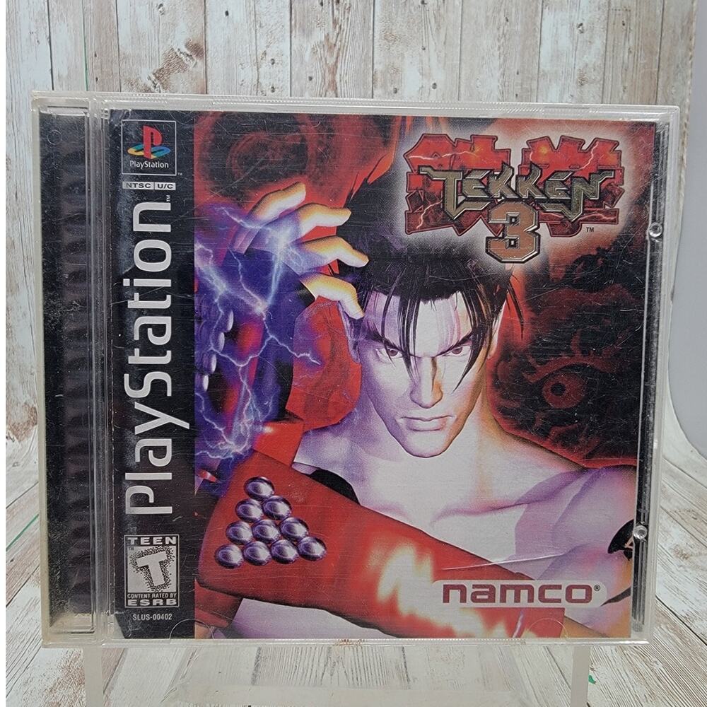 Tekken 3 (Sony PlayStation 1 PS1, 1998) Black Label CIB Complete